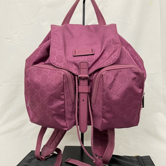 Gucci Handbags - ❌SOLD Gucci nylon guccissma backpack